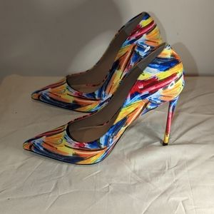 Multi-colored heels